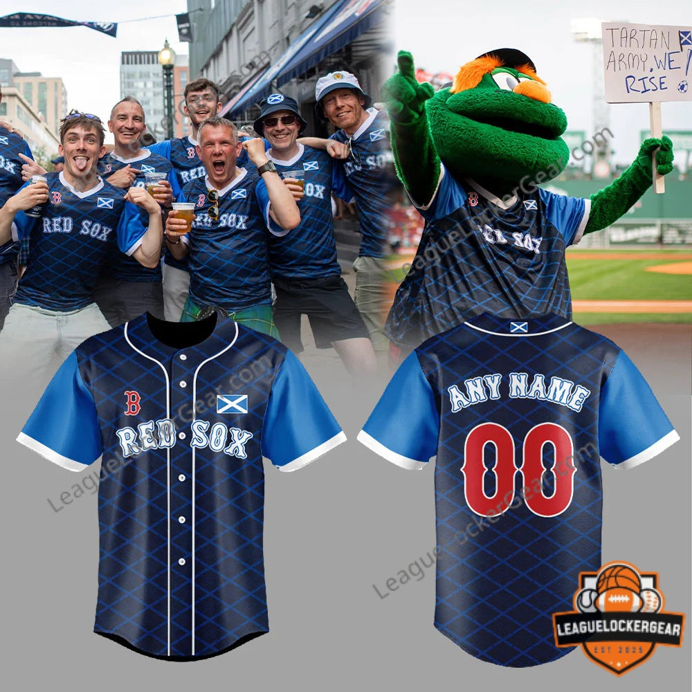 Boston Red Sox Scottish Heritage Baseball Jersey - LeagueLockerGear