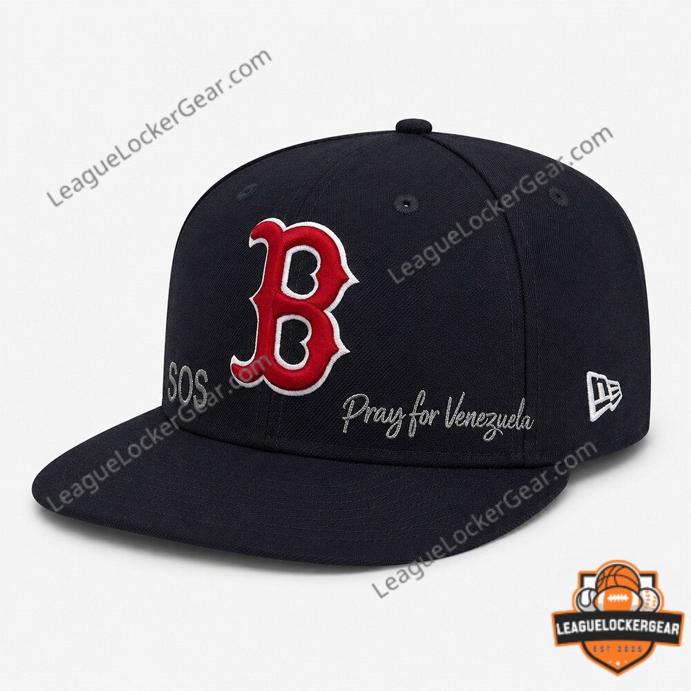 Willson Contreras And Wilyer Abreu Pray For Venezuela Hat Cap - LeagueLockerGear