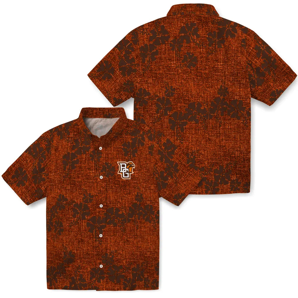 Bowling Green Falcons Hawaiian Shirt - 50th State Flower | Hula Hawaiian Shirts