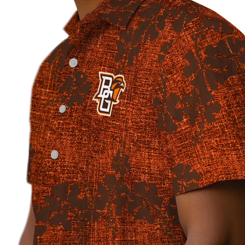 Bowling Green Falcons Hawaiian Shirt - 50th State Flower | Hula Hawaiian Shirts