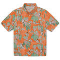 Bowling Green Falcons Hawaiian Shirt - Anthurium Overlay | Hula Hawaiian Shirts