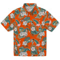 Bowling Green Falcons Hawaiian Shirt - Flamingo and Hibiscus | Hula Hawaiian Shirts