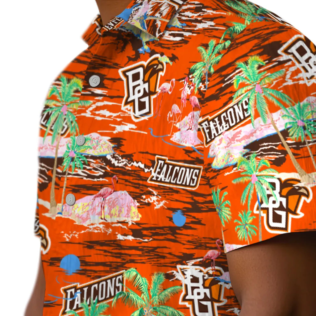 Bowling Green Falcons Hawaiian Shirt - Hawaii Island | Hula Hawaiian Shirts