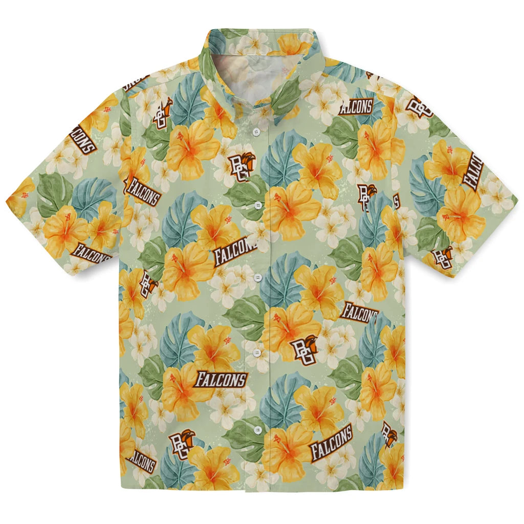 Bowling Green Falcons Hawaiian Shirt - Hibiscus Mood | Hula Hawaiian Shirts