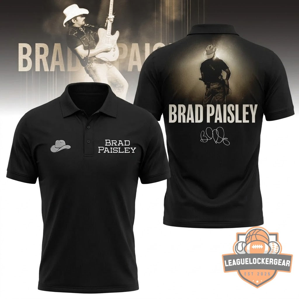 Brad Paisley Concert Tour Signature T-Shirt - LeagueLockerGear