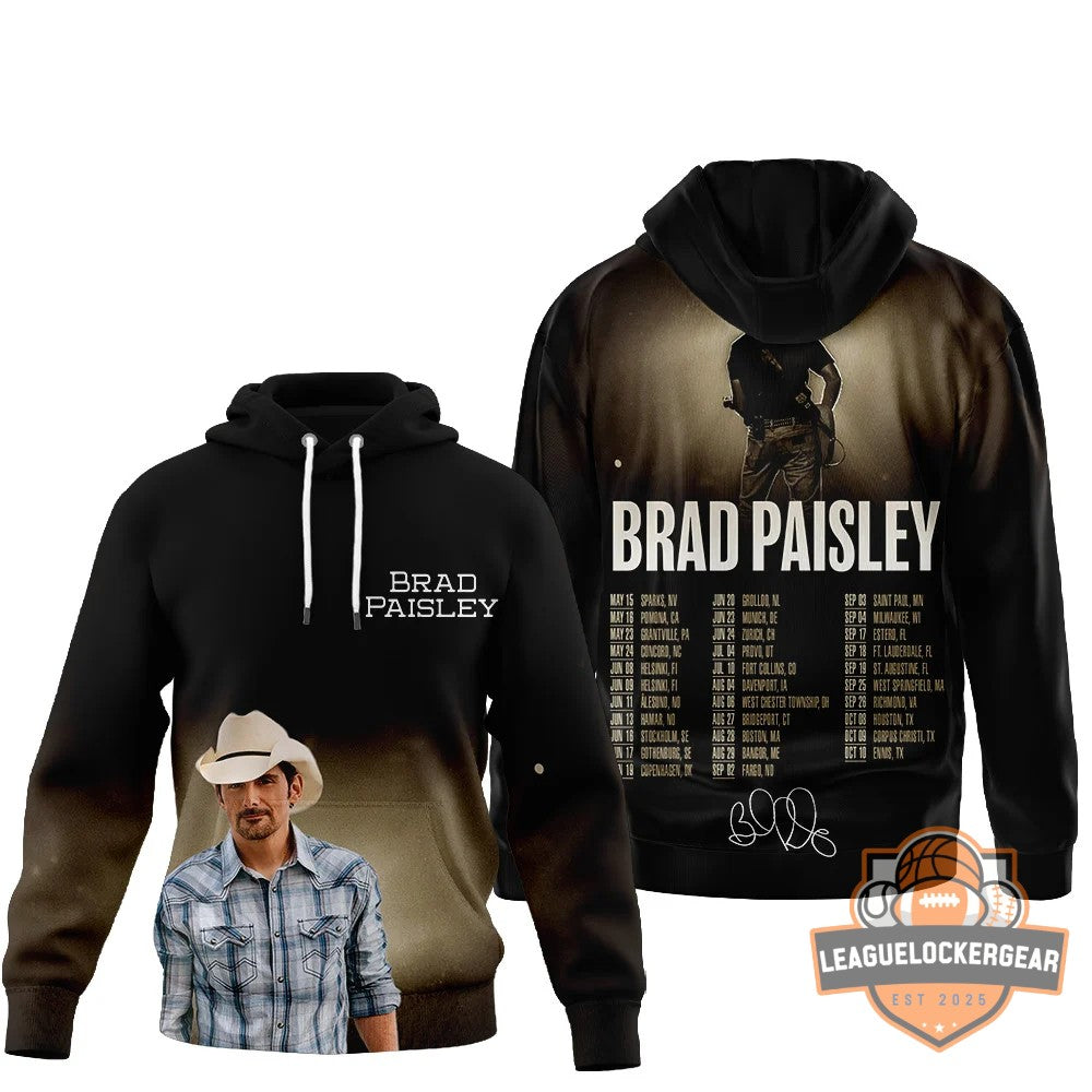 Brad Paisley Concert Tour Signature T-Shirt - LeagueLockerGear