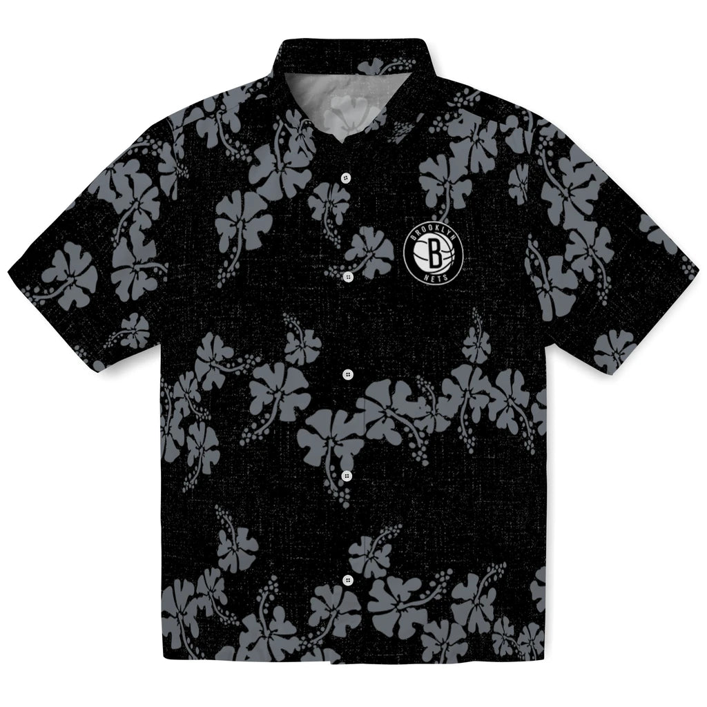 Brooklyn Nets Hawaiian Shirt - 50th State Flower | Hula Hawaiian Shirts