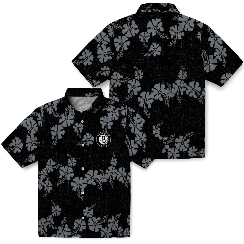 Brooklyn Nets Hawaiian Shirt - 50th State Flower | Hula Hawaiian Shirts