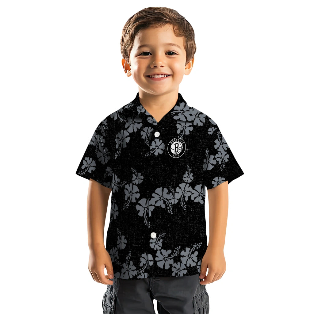 Brooklyn Nets Hawaiian Shirt - 50th State Flower | Hula Hawaiian Shirts