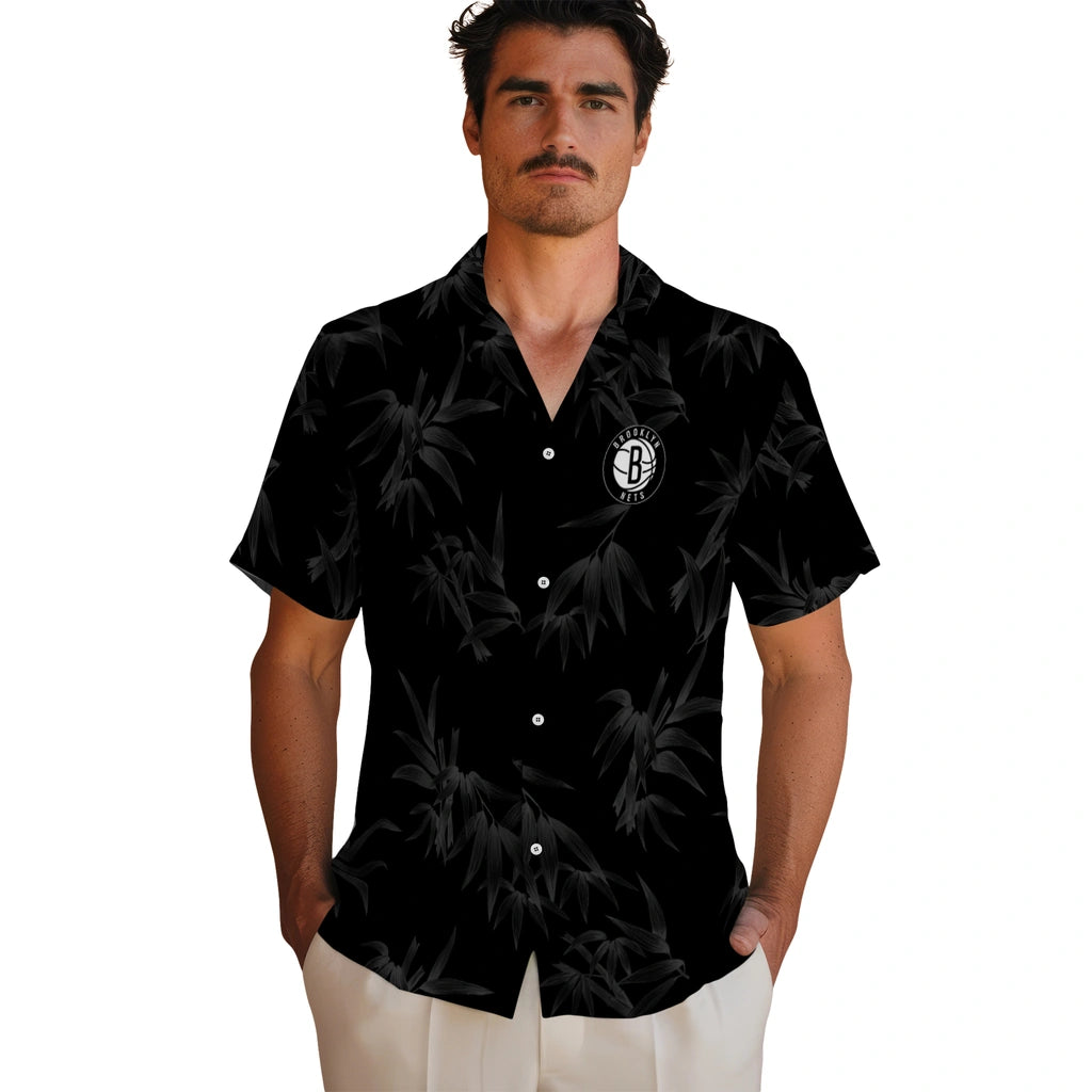 Brooklyn Nets Hawaiian Shirt - Bamboo Branches | Hula Hawaiian Shirts
