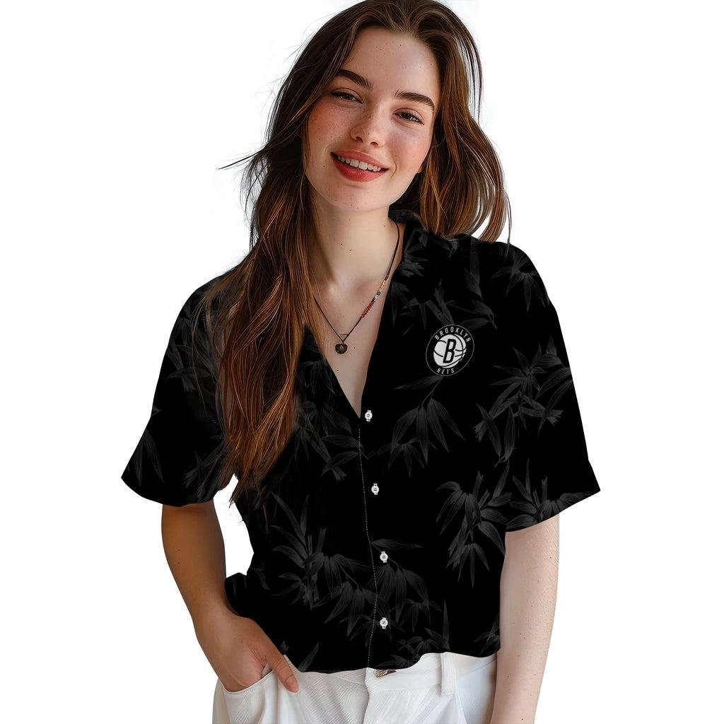 Brooklyn Nets Hawaiian Shirt - Bamboo Branches | Hula Hawaiian Shirts