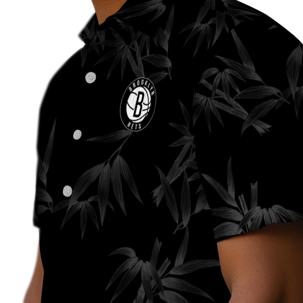 Brooklyn Nets Hawaiian Shirt - Bamboo Branches | Hula Hawaiian Shirts