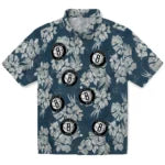 Brooklyn Nets Hawaiian Shirt - Hibiscus Flowers | Hula Hawaiian Shirts