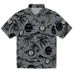 Brooklyn Nets Hawaiian Shirt - Palm Sunset | Hula Hawaiian Shirts