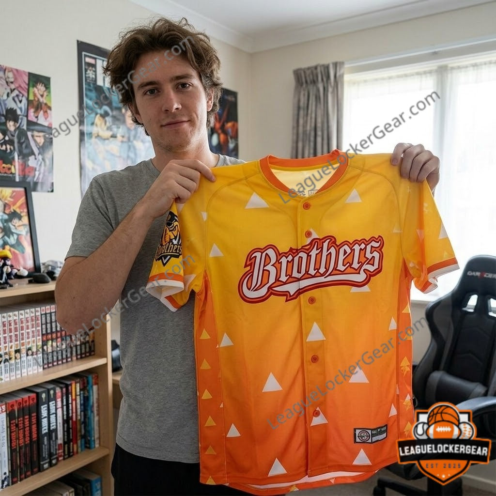CTBC Brothers x Demon Slayer Anime Baseball Jerseys - LeagueLockerGear