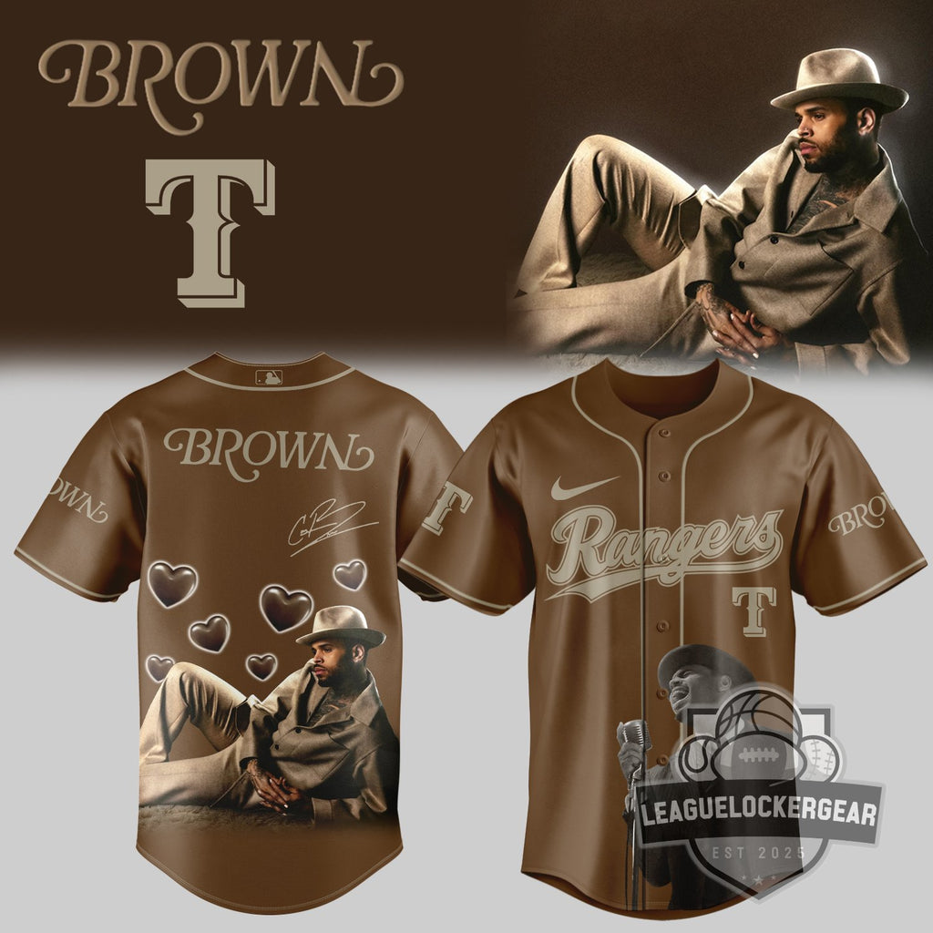 MLB All Team x CHRIS BROWN'S BROWN ALBUM Jersey - LeagueLockerGear
