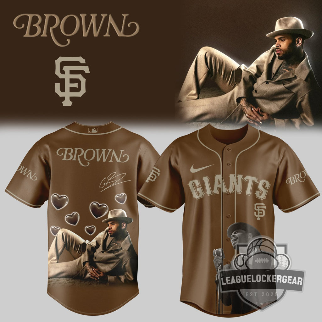 MLB All Team x CHRIS BROWN'S BROWN ALBUM Jersey - LeagueLockerGear