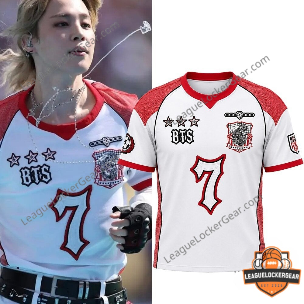 BTS Jimin FIFA World Cup Final Halftime Show Jersey - LeagueLockerGear