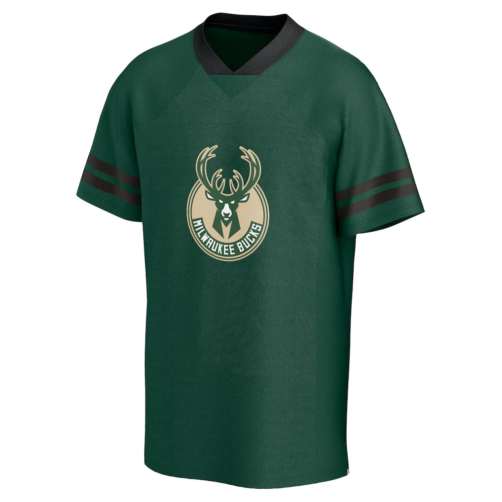 Milwaukee Bucks Short-Sleeve Fashion Jersey - Fear The Deer - LeagueLockerGear
