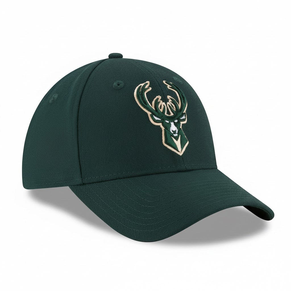 Milwaukee Bucks Green Adjustable Cap | Classic NBA Fan Baseball Hat - LeagueLockerGear