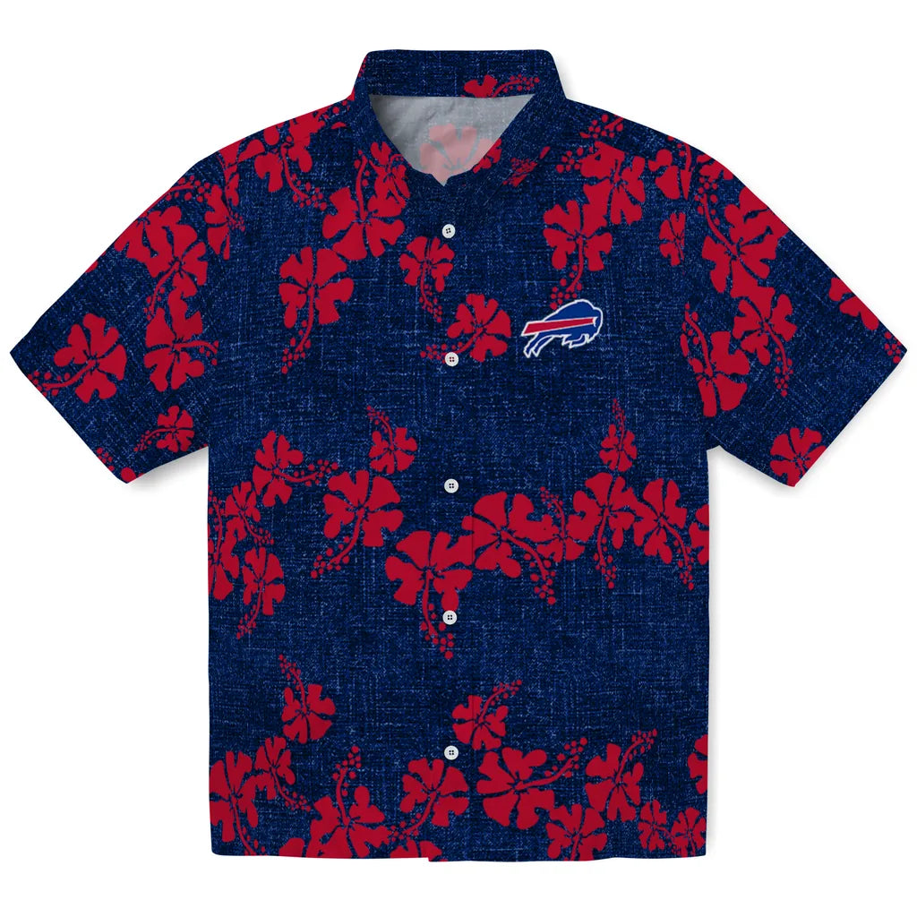 Buffalo Bills Hawaiian Shirt - 50th State Flower | Hula Hawaiian Shirts