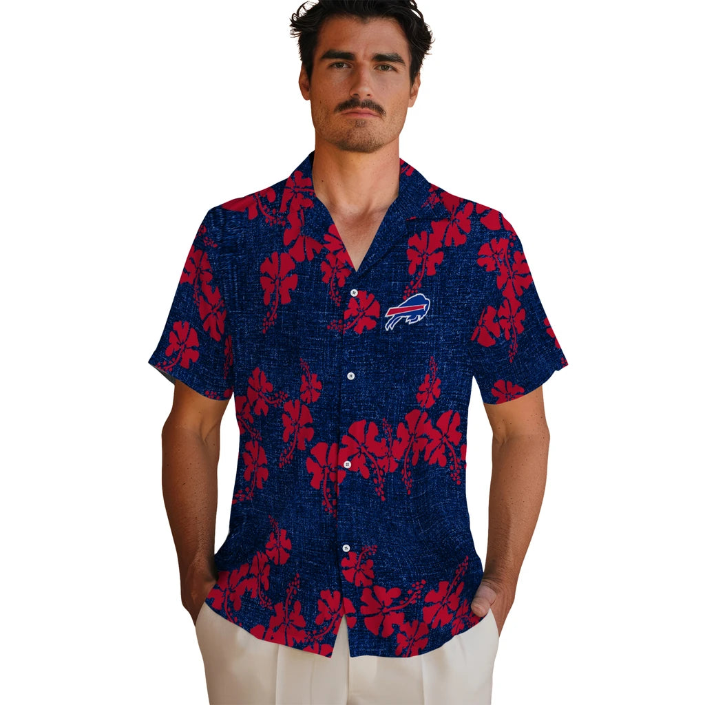 Buffalo Bills Hawaiian Shirt - 50th State Flower | Hula Hawaiian Shirts