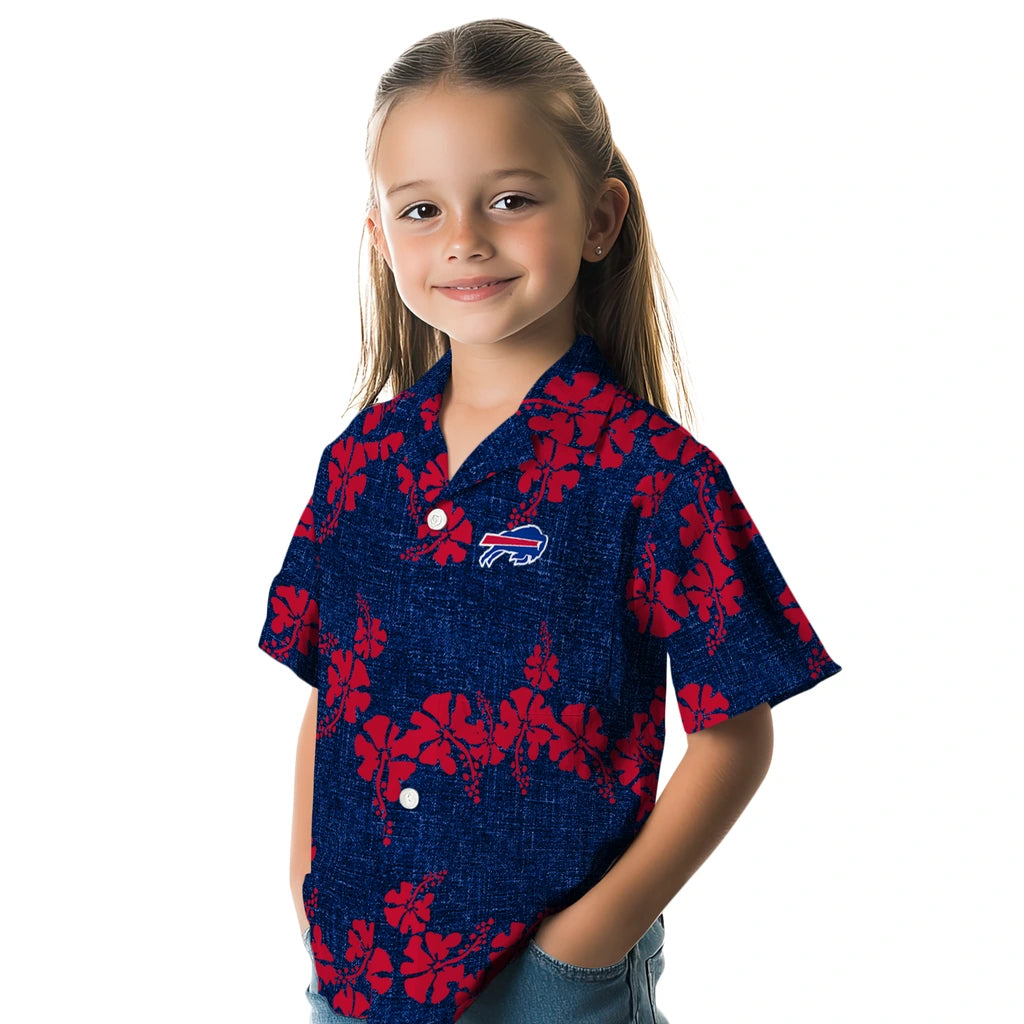 Buffalo Bills Hawaiian Shirt - 50th State Flower | Hula Hawaiian Shirts
