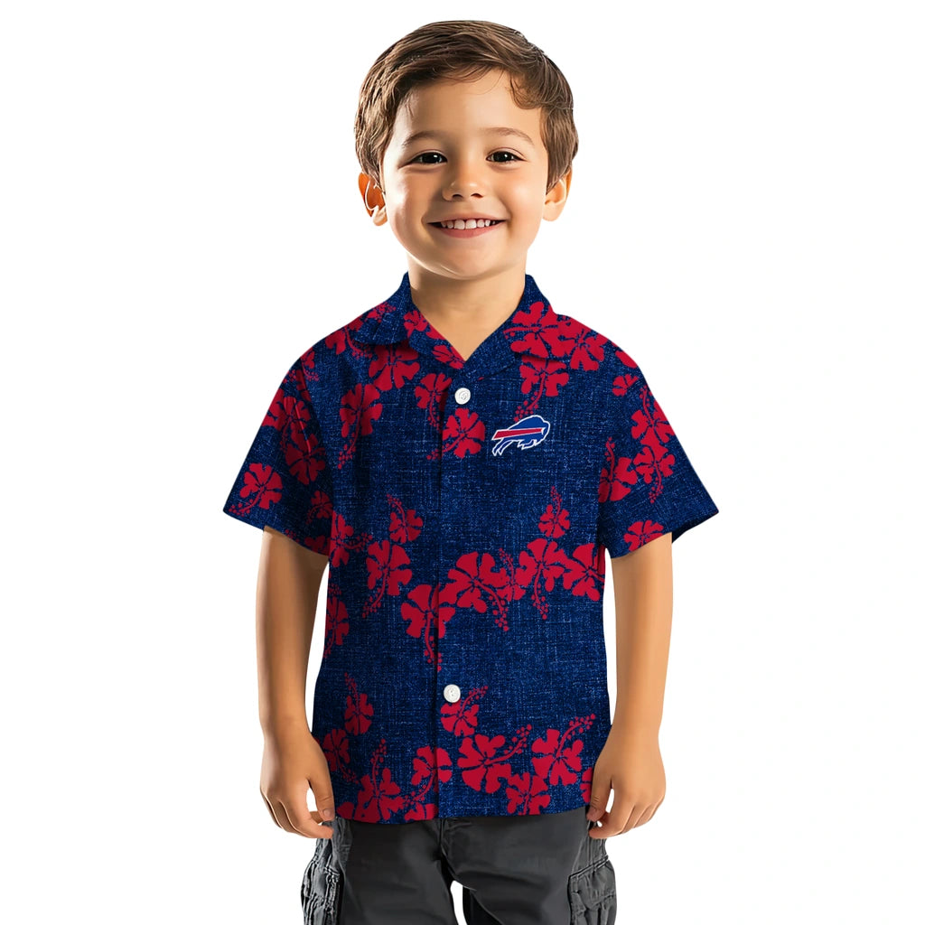 Buffalo Bills Hawaiian Shirt - 50th State Flower | Hula Hawaiian Shirts