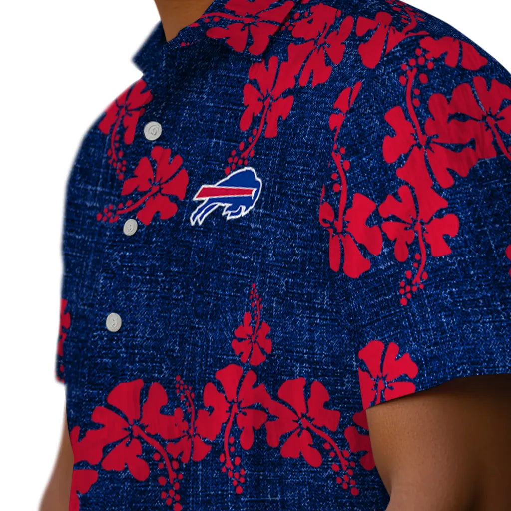 Buffalo Bills Hawaiian Shirt - 50th State Flower | Hula Hawaiian Shirts
