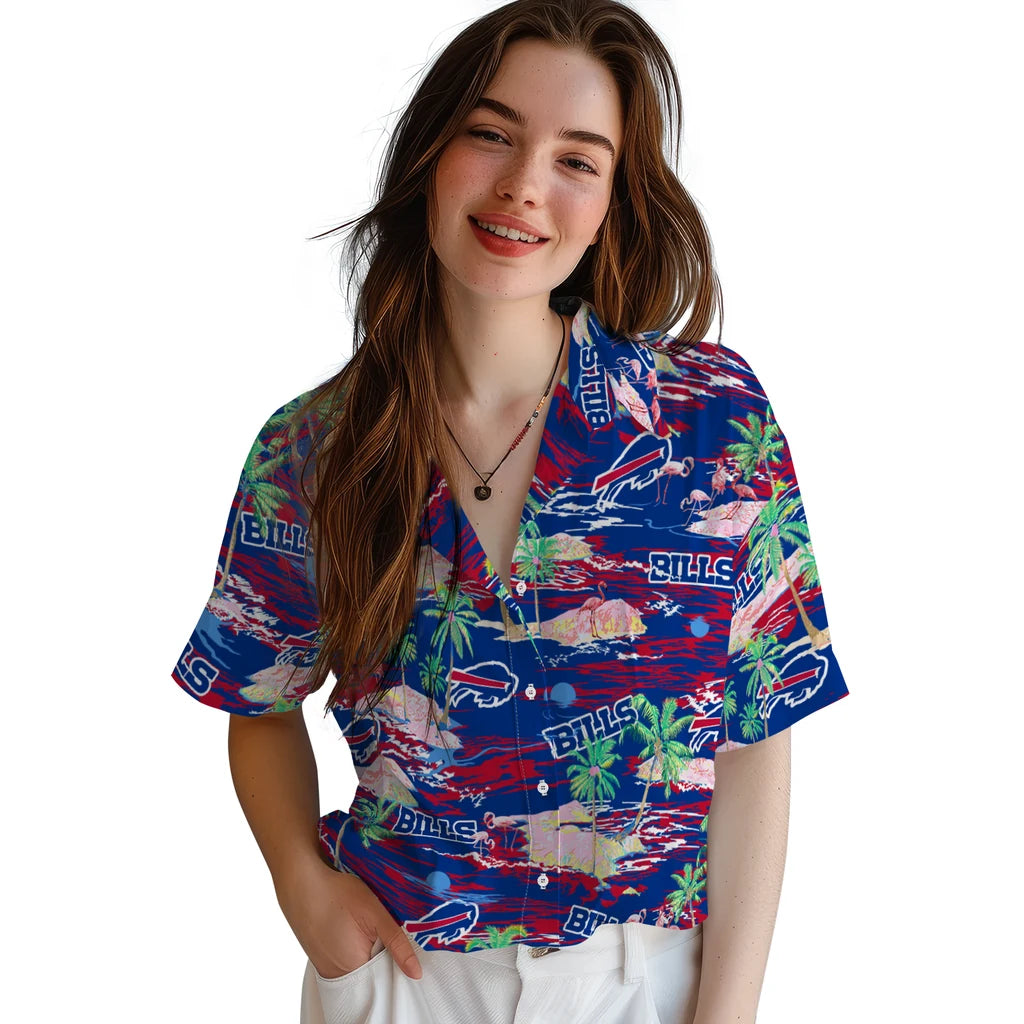 Buffalo Bills Hawaiian Shirt - Hawaii Island | Hula Hawaiian Shirts