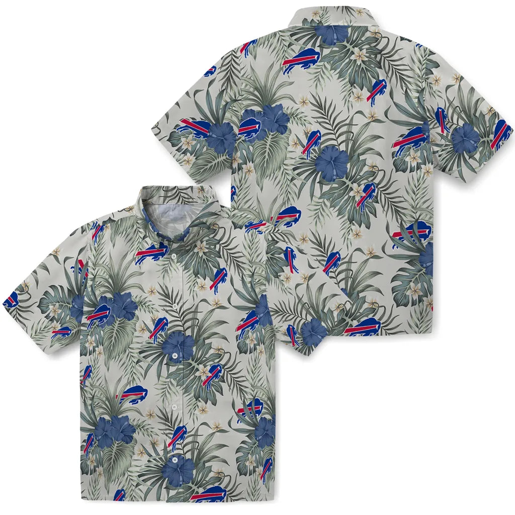 Buffalo Bills Hawaiian Shirt - Hibiscus Designs | Hula Hawaiian Shirts