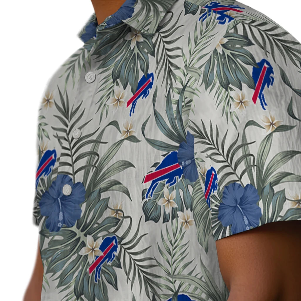 Buffalo Bills Hawaiian Shirt - Hibiscus Designs | Hula Hawaiian Shirts