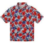 Buffalo Bills Hawaiian Shirt - Hibiscus Fiesta | Hula Hawaiian Shirts