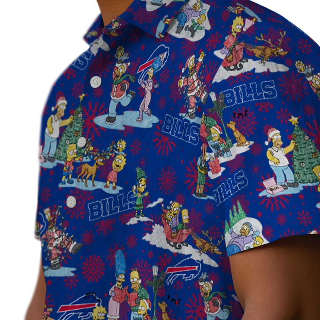 Buffalo Bills Hawaiian Shirt - Simpsons Christmas | Hula Hawaiian Shirts