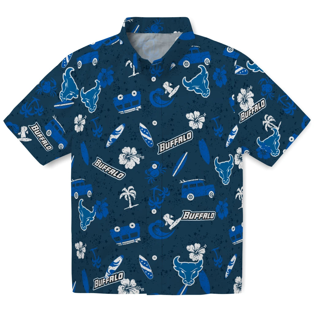 Buffalo Bulls Hawaiian Shirt - Beach Vibe | Hula Hawaiian Shirts