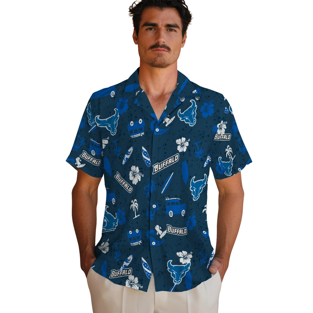 Buffalo Bulls Hawaiian Shirt - Beach Vibe | Hula Hawaiian Shirts