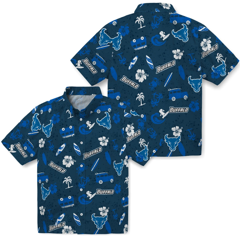 Buffalo Bulls Hawaiian Shirt - Beach Vibe | Hula Hawaiian Shirts