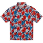 Buffalo Bulls Hawaiian Shirt - Hibiscus Fiesta | Hula Hawaiian Shirts
