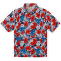 Buffalo Bulls Hawaiian Shirt - Hibiscus Fiesta | Hula Hawaiian Shirts