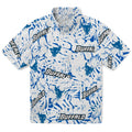 Buffalo Bulls Hawaiian Shirt - Hibiscus Overlay | Hula Hawaiian Shirts