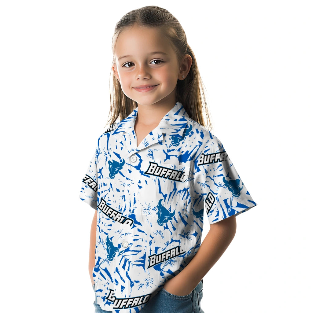 Buffalo Bulls Hawaiian Shirt - Hibiscus Overlay | Hula Hawaiian Shirts