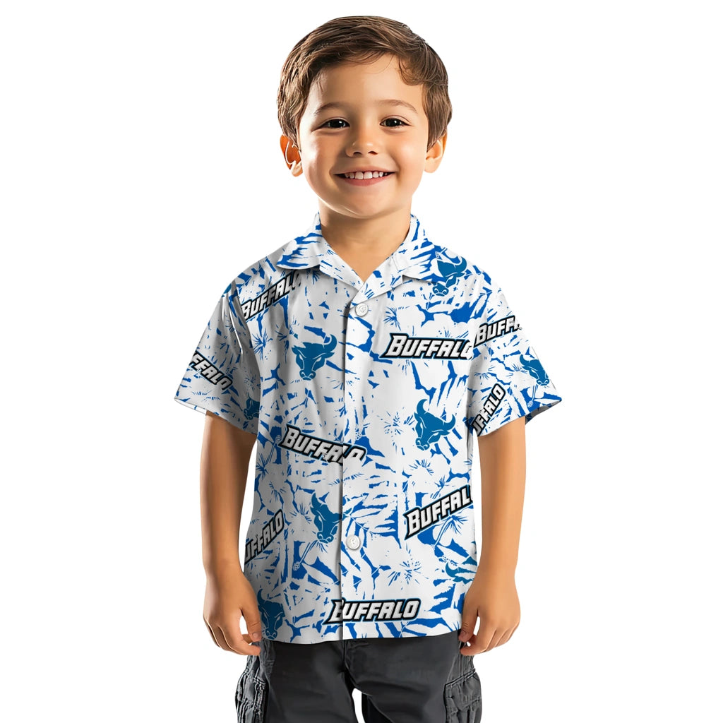 Buffalo Bulls Hawaiian Shirt - Hibiscus Overlay | Hula Hawaiian Shirts