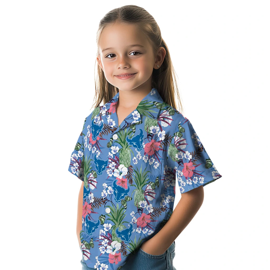 Buffalo Bulls Hawaiian Shirt - Pineapple Bouquet | Hula Hawaiian Shirts
