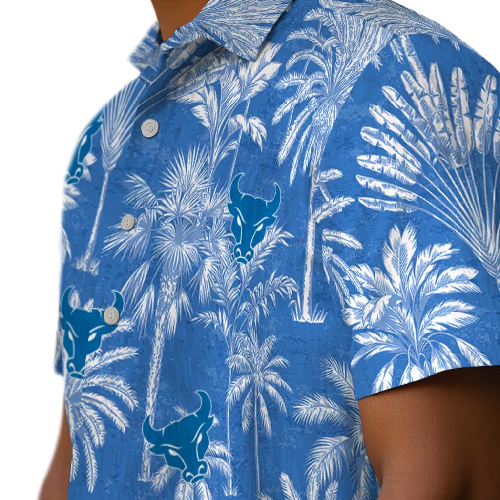 Buffalo Bulls Hawaiian Shirt - Vintage Palm Tree | Hula Hawaiian Shirts