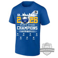 Buffalo Sabres 2026 Atlantic Division Champions T-Shirt - LeagueLockerGear