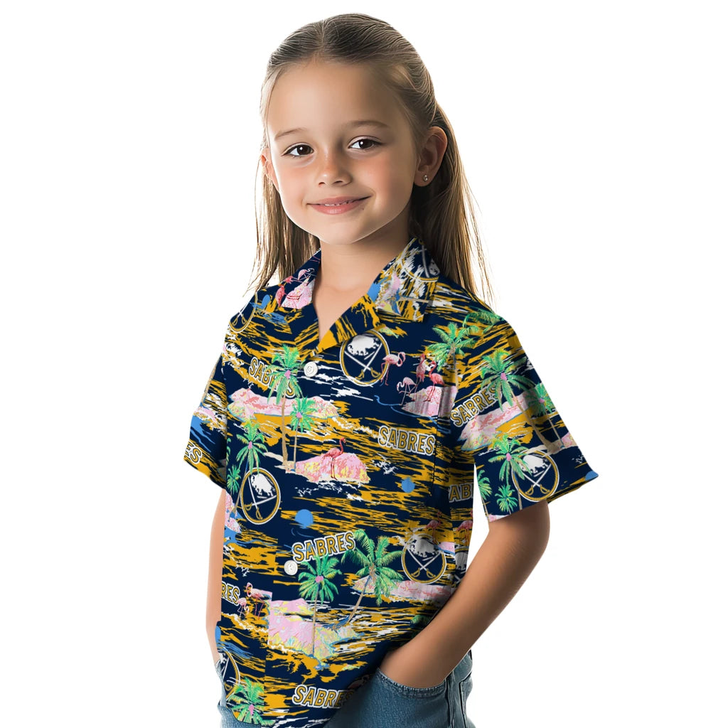 Buffalo Sabres Hawaiian Shirt - Hawaii Island | Hula Hawaiian Shirts