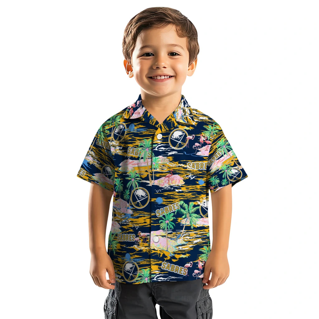 Buffalo Sabres Hawaiian Shirt - Hawaii Island | Hula Hawaiian Shirts