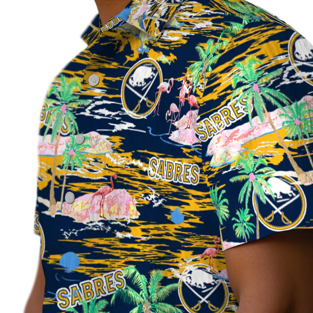 Buffalo Sabres Hawaiian Shirt - Hawaii Island | Hula Hawaiian Shirts