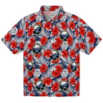 Buffalo Sabres Hawaiian Shirt - Hibiscus Fiesta | Hula Hawaiian Shirts