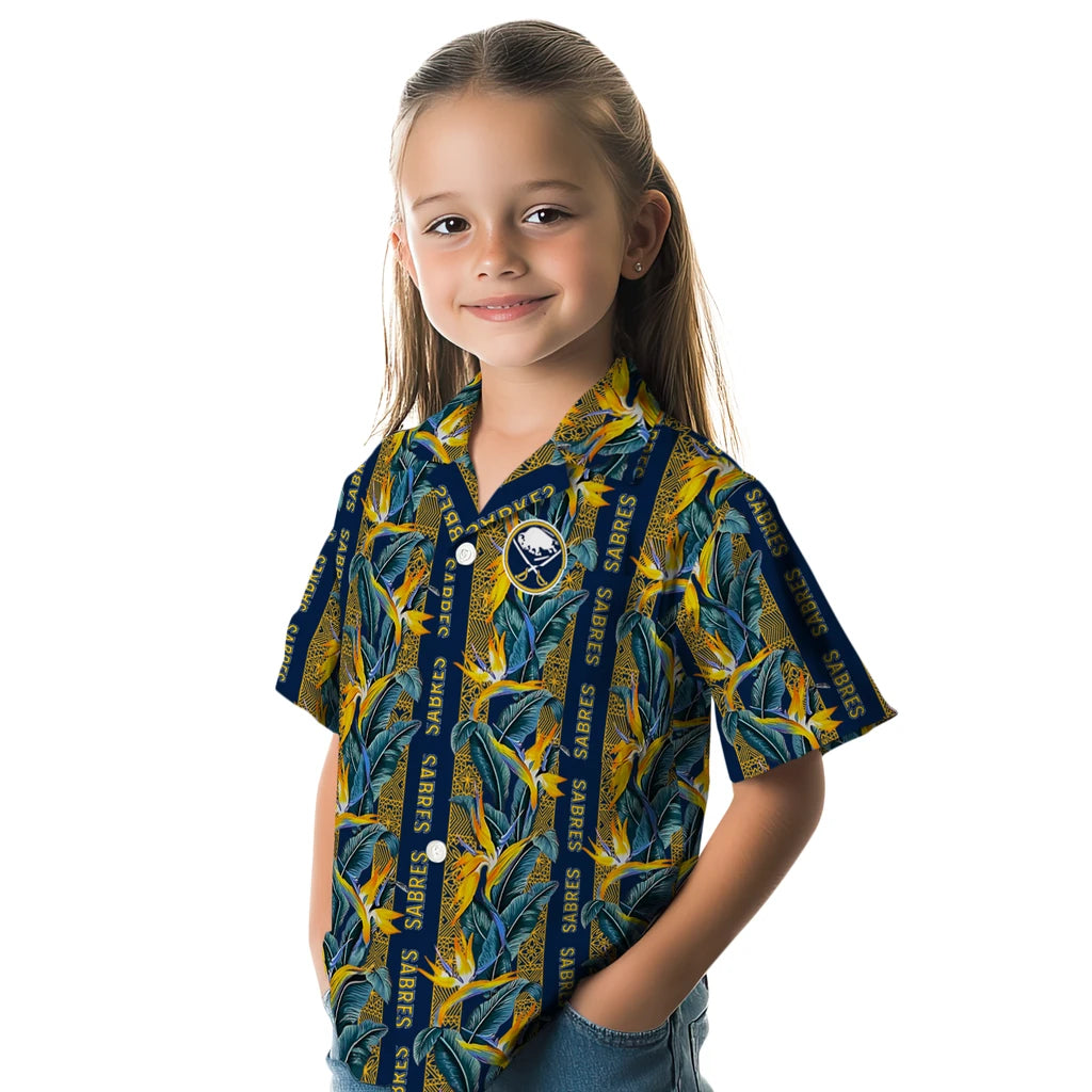 Buffalo Sabres Hawaiian Shirt - Paradise Vines | Hula Hawaiian Shirts